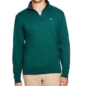 Vineyard Vines Green Quarter ZIP
